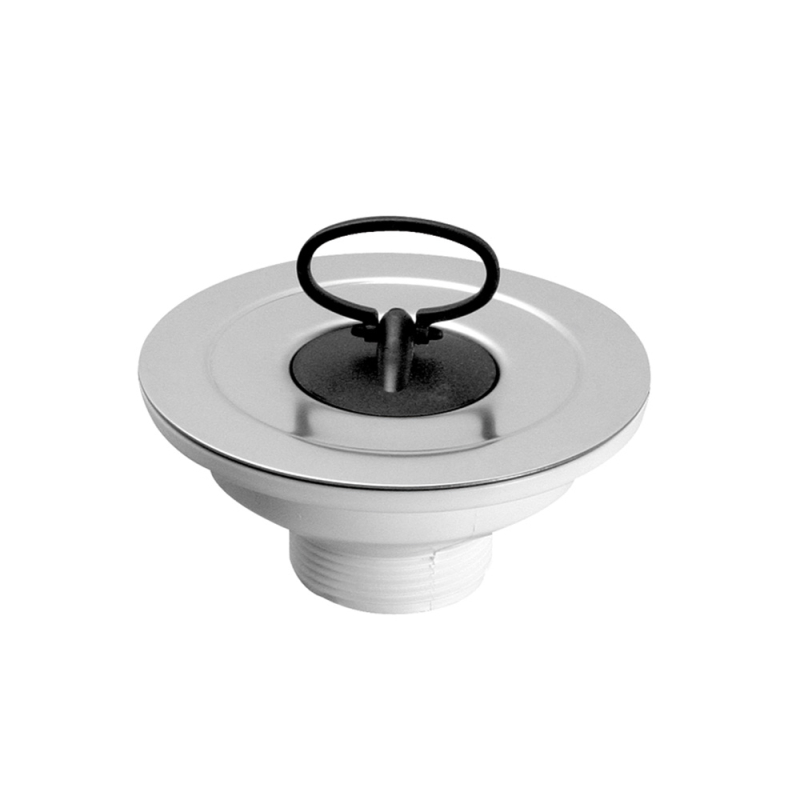 Spust zlewozmywakowy 11/2x113mm z sitem ze stali nierdzewnej i korkiem gumowym MCALPINE SW45RP