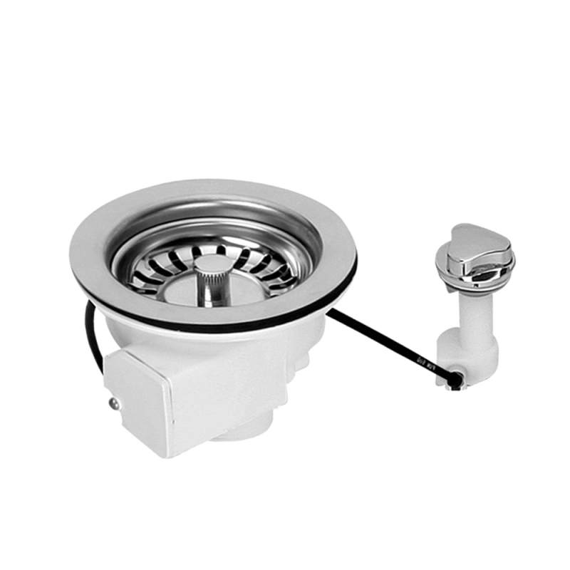 Spust zlewozmywakowy 11/2x113mm z mechanizmem automatycznym MCALPINE PUS113-CP