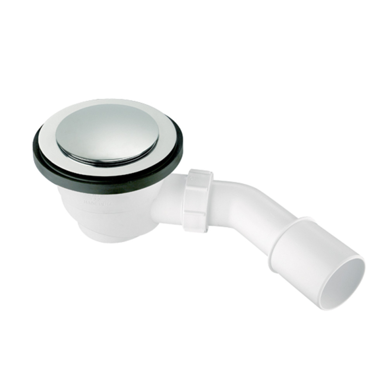 Syfon brodzikowy klik-klak z odejściem 40/50mm czyszczony od góry ,pokrywa mosiądz chrom 113mm MCALPINE HC27CLCP