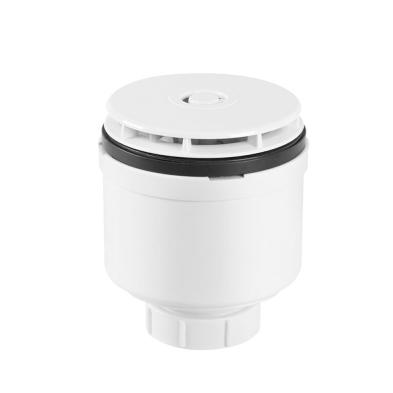 Syfon brodzikowy wys.105mm z odejściem 50mm czyszczony od góry ,pokrywa abs chrom MCALPINE ST9038-WH