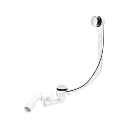 Zestaw odpływowo-przelewowy wannowy z odejściem 40/50mm,z mechanizmem autom. pokrętło abs chrom MCALPINE HC31M-N1