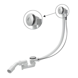 Syfon wannowy autom.mosiądz...