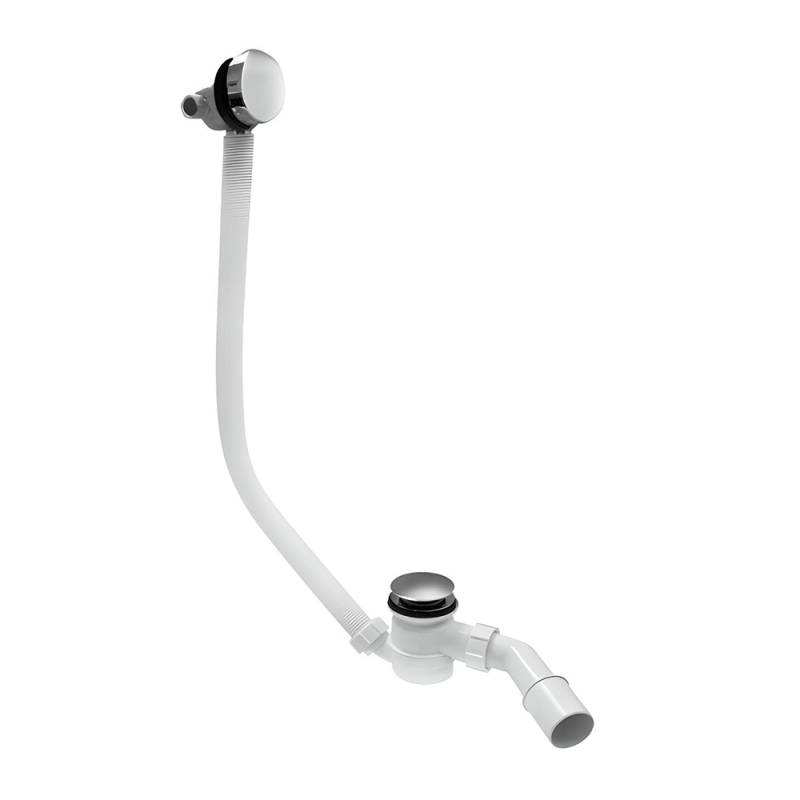 Zestaw odpływ-przelew.wannowy z odejściem 40/50mm z mech.napełniającym i klik-klak MCALPINE HCN2600CC-15MM