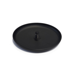 Rozeta maskująca odpływ górny do zestawu odpływowego z serii:hc2600cl- mat czarny MCALPINE P-CPB-OF-COVER-MB