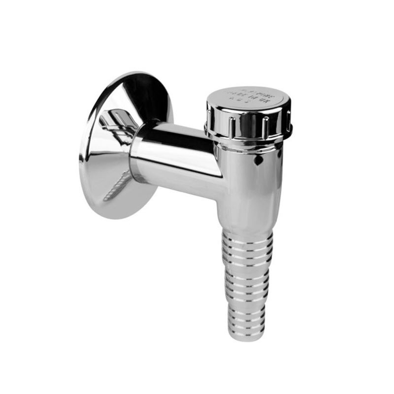 Przyłącze do pralki lub zmywarki nadtynkowy z kulką i odejściem 32mm chrom MCALPINE WMV-32CP