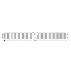 Rura montażowa elastyczna o długości 40m, średnica 25mm MCALPINE FLEX25-40-WH