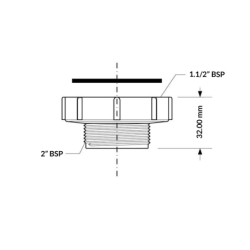 Redukcja zewnętrzno-wewnętrzna 11/2x13/4 MCALPINE T12B