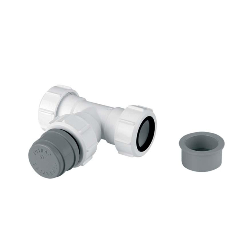 Trójnik z zaworem napowietrzającym 32mm MCALPINE VP32T