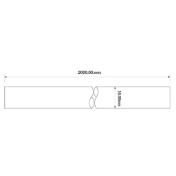 Rura kanalizacyjna l-2000 50mm MCALPINE HC35