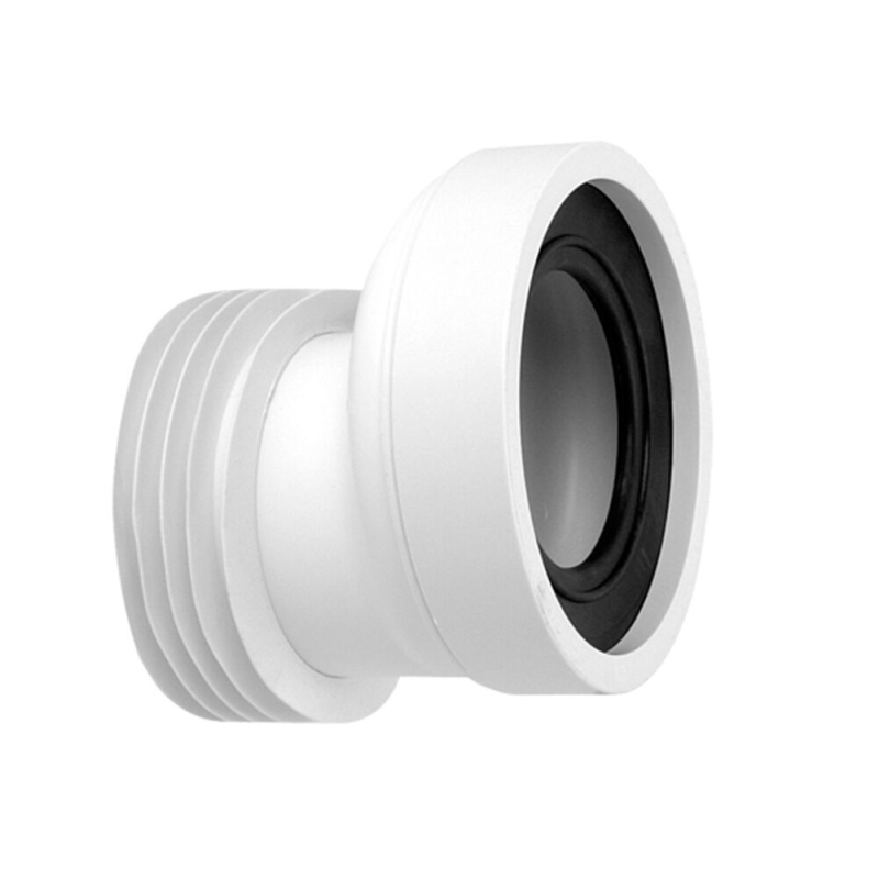 Przyłącze kanalizacyjne, krótkie l-120mm,wejście 90-110mm,wyjście 110mm z przesunięciem mimośr. 20mm MCALPINE WC-CON4