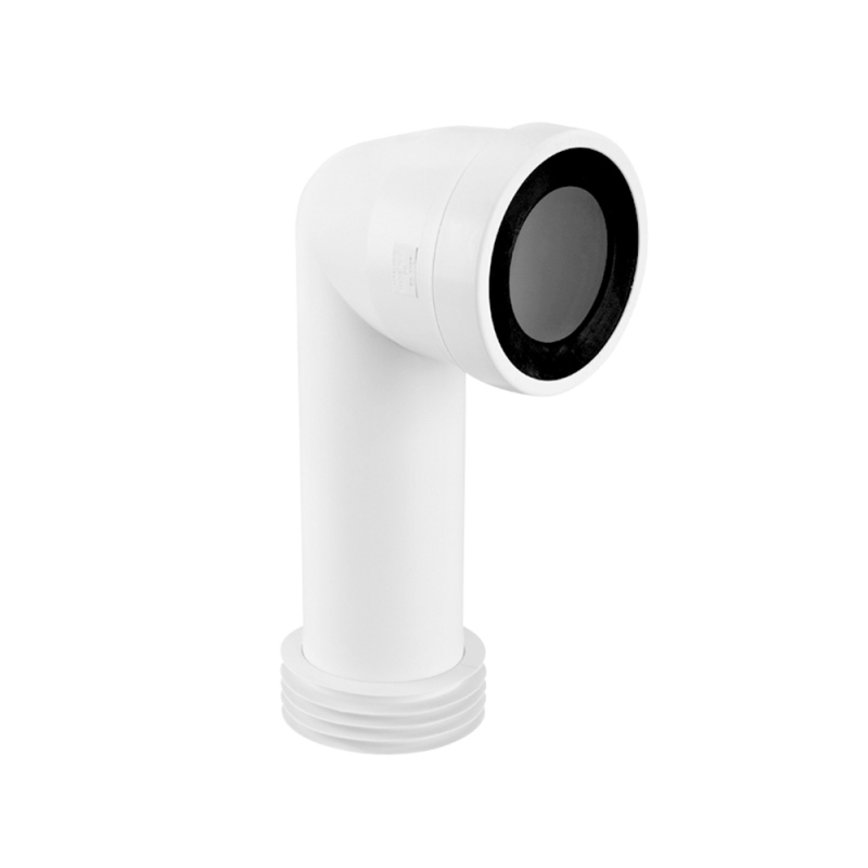 Przyłącze kanalizacyjne, długie l-236mm,wejście 90-110mm,wyjście 110mm, kąt 90 MCALPINE WC-CON8E