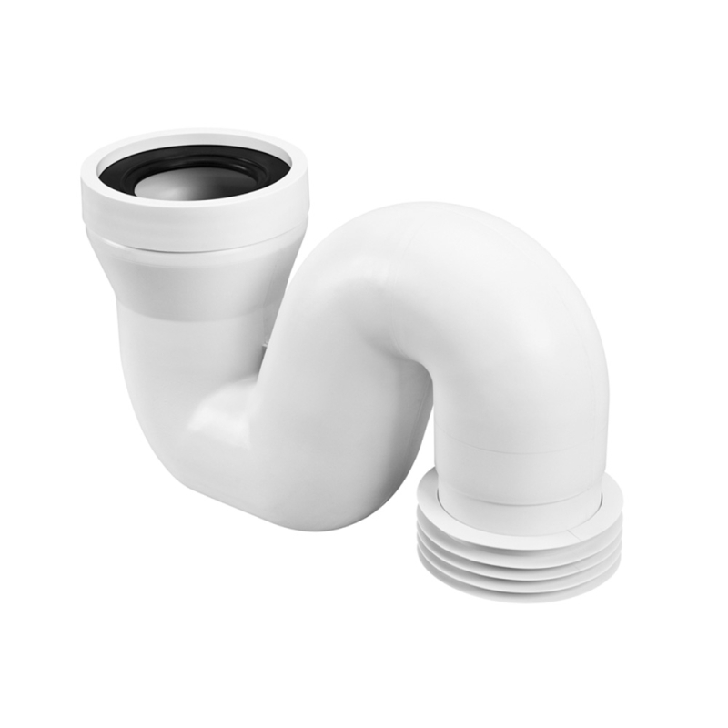 Przyłącze kanalizacyjne z zasyfonowaniem l-205 mm, wejście 90-110mm,wyjście 110mm tzw. tureckie MCALPINE HC44