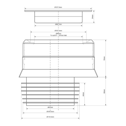 Przyłącze kanalizacyjne elastyczne ,wejście 90-110mm,wyjście 110mm,z przesunięciem 20mm MCALPINE WC-CON4M-N