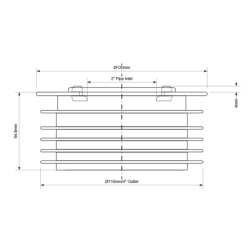 Redukcja kanalizacyjna 110/40mm MCALPINE DC3-BL