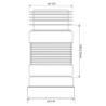 Przyłącze kanalizacyjne harmonijkowe l-260420mm,wejście 110mm,wyjście 110mm MCALPINE WC-F23RJ