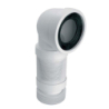 Przyłącze kanalizacyjne harmonijkowe l-265540mm,wejście 90-110mm,wyjście 110mm, kąt 90 MCALPINE WC-CON8F
