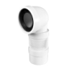 Przyłącze kanalizacyjne harmonijkowe l-265540mm,wejście 90-110mm,wyjście 110mm, kąt 90 MCALPINE WC-CON9F