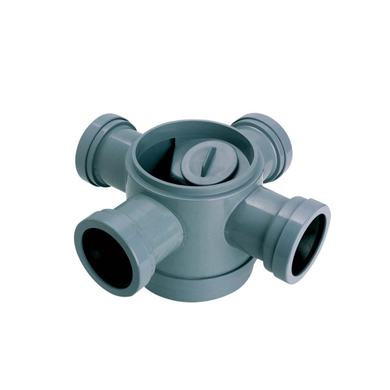 Wpust podłogowy wykonany z abs z odpływami 50mm, rewizja MCALPINE MRFG2