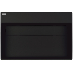 Umywalka granitowa nablatowa z miejscem na baterię - z maskownicą Correo nero DEANTE CQR_NU6M