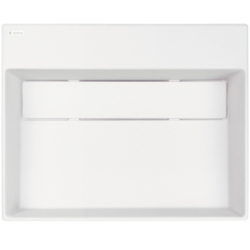 Umywalka granitowa nablatowa z miejscem na baterię - z maskownicą Correo alabaster DEANTE CQR_AU5M