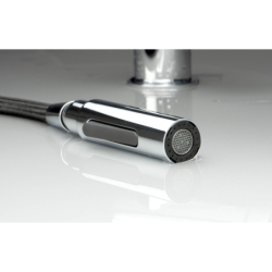 Bateria kuchenna z wyciąganą wylewką Momi chrom DEANTE BKM_073N