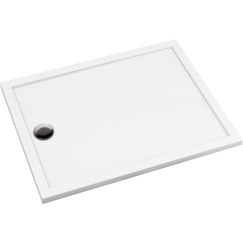 Brodzik akrylowy prostokątny 80x90 cm Prizma biały DEANTE KTJ_089B