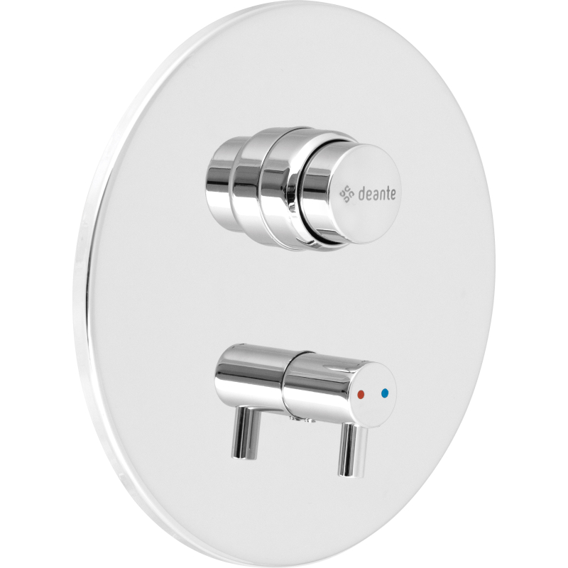Bateria prysznicowa czasowa podtynkowa - z regulacją temperatury Press chrom DEANTE BBH_048P