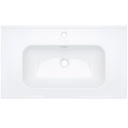 Umywalka ceramiczna wpuszczana Tubo biały DEANTE CTU_6U8W