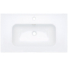 Umywalka ceramiczna wpuszczana Tubo biały DEANTE CTU_6U8W