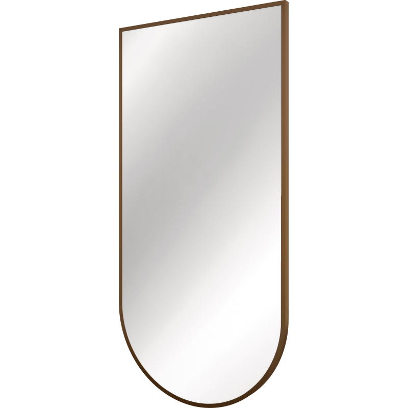 Lustro wiszące w ramie Silia brąz szczotkowany DEANTE ADIC851