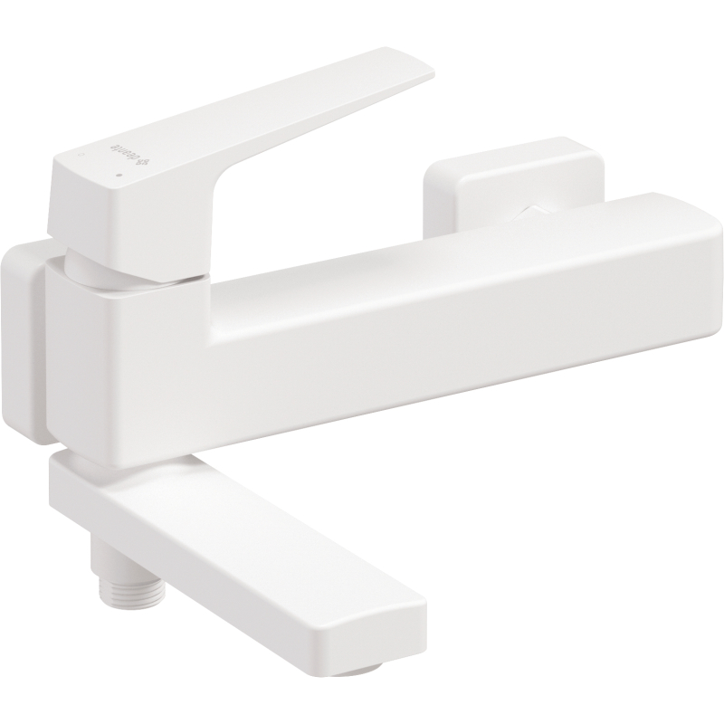 Bateria wannowa ścienna - ze składaną wylewką Blur bianco DEANTE BQLA12M