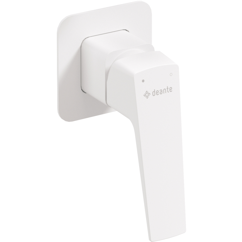 Bateria prysznicowa podtynkowa bez przełącznika natrysku Blur bianco DEANTE BQLA44L