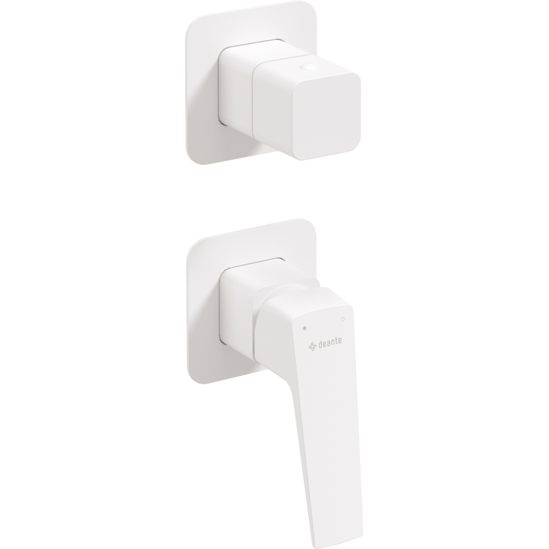 Bateria prysznicowa podtynkowa z przełącznikiem natrysku Blur bianco DEANTE BQLA44P