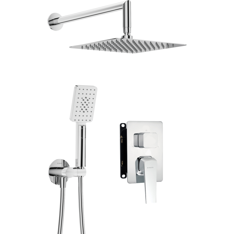 Zestaw prysznicowy podtynkowy z BOXem mieszaczowym Blur chrom DEANTE BXYZ0QLM