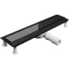 Odpływ liniowy podłogowy 70 cm - Odwracalny Neo nero DEANTE KNSN07D