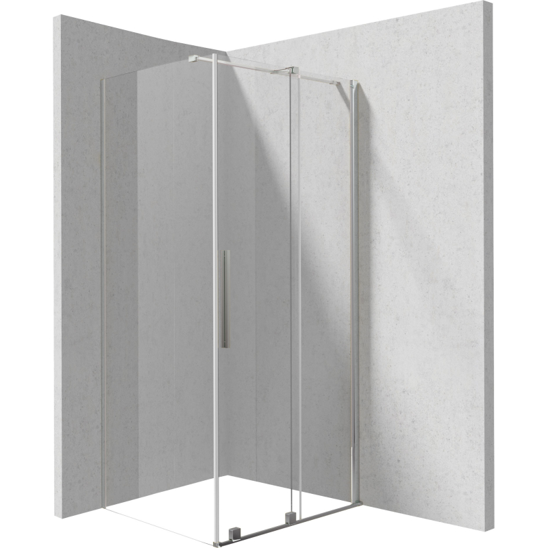 Kabina prysznicowa prostokątna 100x90 cm Prizma chrom DEANTE KPN0P10S09