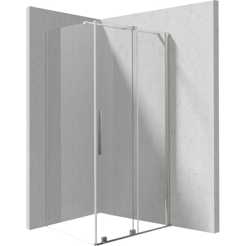 Kabina prysznicowa prostokątna 140x70 cm Prizma chrom DEANTE KPN0P14S07