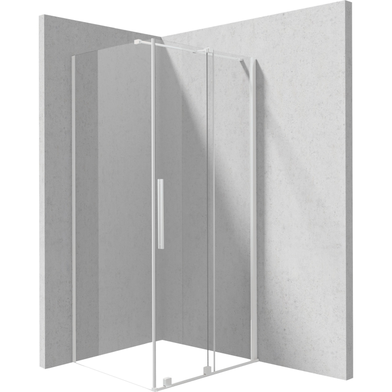 Kabina prysznicowa prostokątna 100x80 cm Prizma bianco DEANTE KPNAP10S08