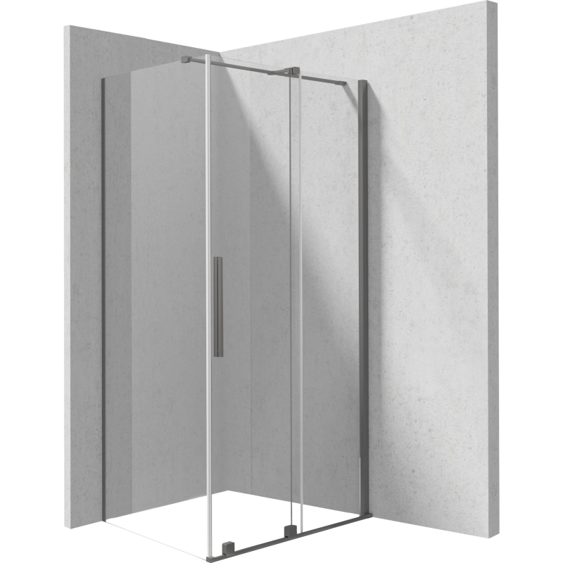 Kabina prysznicowa prostokątna 140x70 cm Prizma titanium DEANTE KPNDP14S07