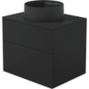 Szafka umywalkowa z umywalką granitową - 360 mm Prizma nero DEANTE SDNB6SNU4B