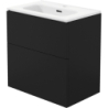 Szafka umywalkowa z umywalką - 60 cm Prizma nero DEANTE STNU6U6U6M