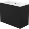 Szafka umywalkowa z umywalką - 80 cm Prizma nero DEANTE STNU8U6U8M