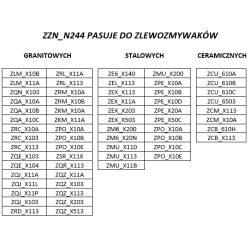 Ociekacz składany nero DEANTE ZZNN244