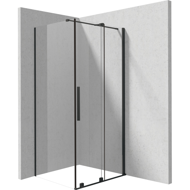 Kabina prysznicowa prostokątna 100x90 cm Prizma nero DEANTE KPNNP10S09