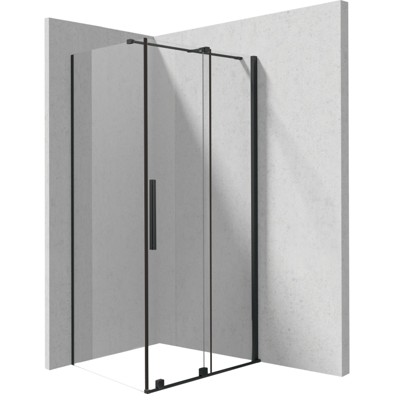 Kabina prysznicowa prostokątna 140x70 cm Prizma nero DEANTE KPNNP14S07