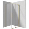 Kabina prysznicowa prostokątna 120x80 cm Prizma złoty szczotkowany DEANTE KPNRP12S08