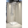 Kabina prysznicowa z brodzikiem kwadratowa - 90x90 cm Funkia Evo chrom DEANTE KYCP0099P