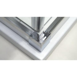 Kabina prysznicowa z brodzikiem kwadratowa - 90x90 cm Funkia Evo chrom DEANTE KYCP0099P