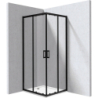 Kabina prysznicowa z brodzikiem prostokątna - 80x90 cm Funkia Evo nero DEANTE KYCPN089P