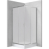 Kabina prysznicowa z brodzikiem kwadratowa 90 cm Funkia chrom/biały DEANTE KYCZ641K